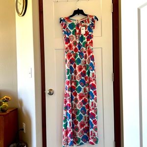 Banana Republic floral maxi dress
